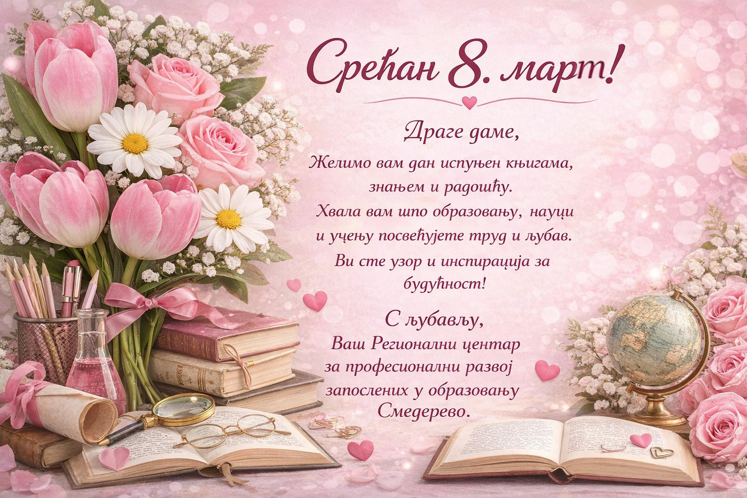 Драге даме срећан вам 8. март!